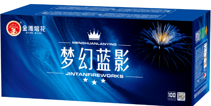 浏阳金滩100发梦幻蓝影系列